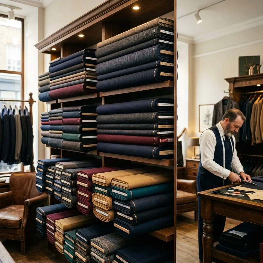 Luxury textile rolls